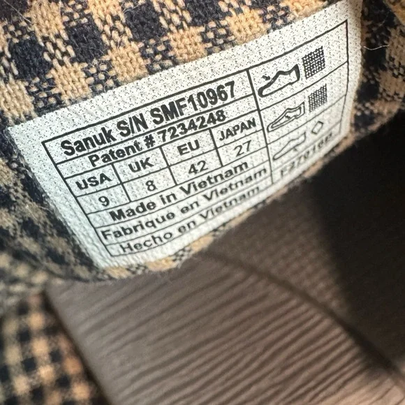 Sanuk Vagabond Men's Gray Loafers size 9 EUC - Picture 11 of 11